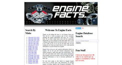 Desktop Screenshot of enginefacts.com